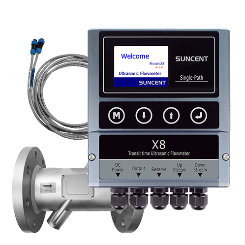 X8 0.5-Level Inline Type Ultrasonic Flowmeter