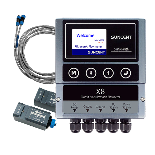 X8 0.5-Level Clamp-on Type Ultrasonic Flowmeter