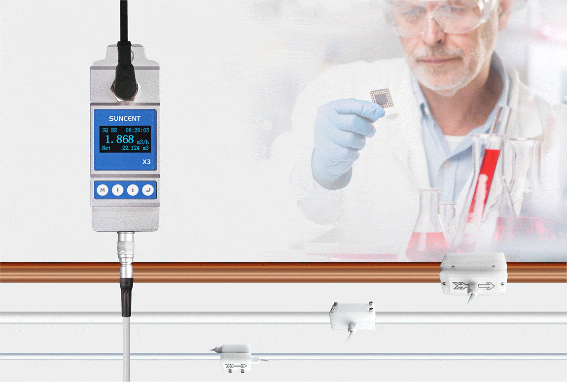 X3 Pharmaceutical Dedicated Fixed Buckled Flowmeter