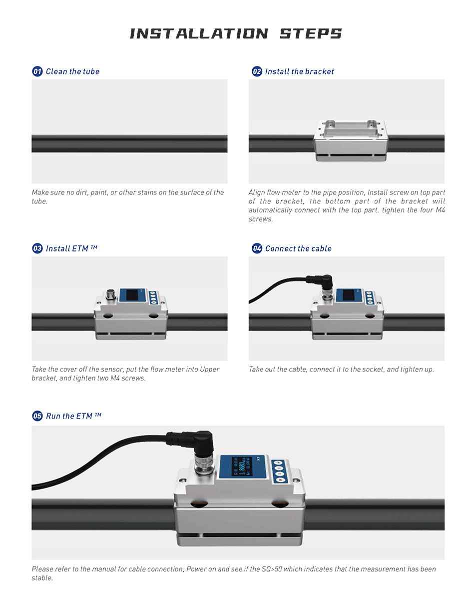 X3 Fixed Buckled Cleaning Machine Used Flowmeter