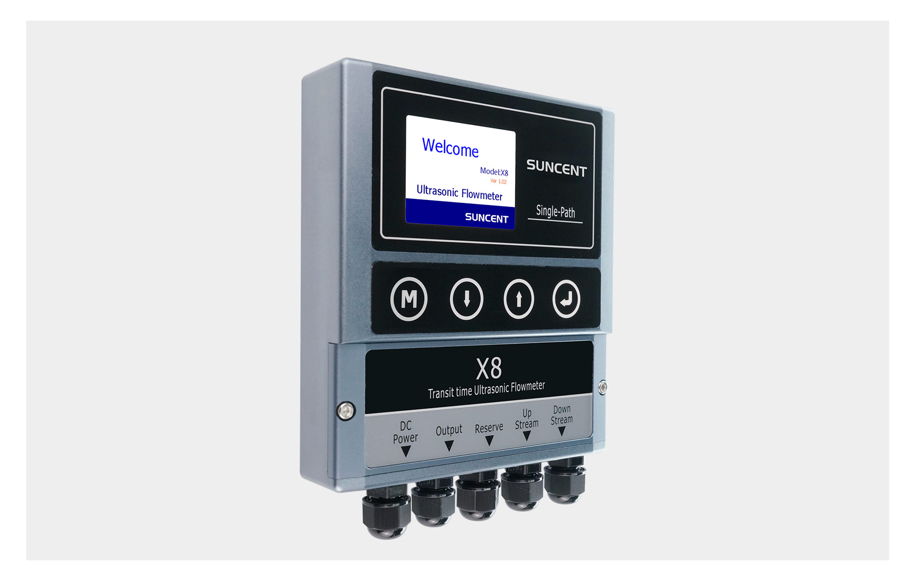 SUNCENT-X8 Insertion type ultrasonic flowmeter